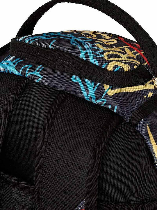Sprayground DLXR Ученическа Раница Многоцветна с Джоб за Бутилка