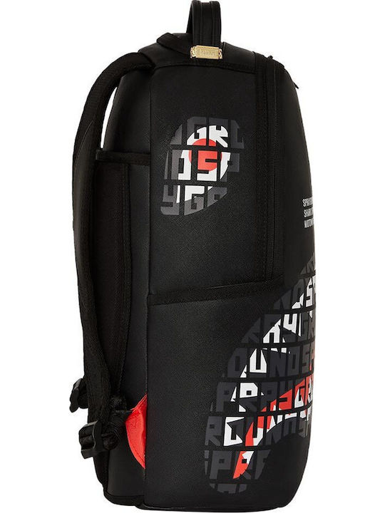Sprayground DLXSV School Bag Backpack Elementary, Elementary Black with Water Bottle Holder 20Liters