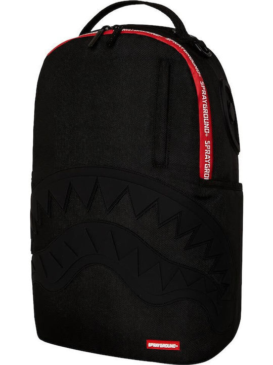 Sprayground DLXR School Bag Backpack Elementary, Elementary Black with Water Bottle Holder 20Liters