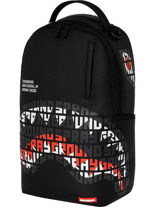 Sprayground DLXSV School Bag Backpack Elementary, Elementary Black with Water Bottle Holder 20Liters