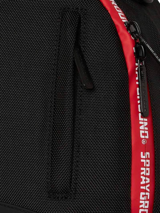Sprayground DLXR School Bag Backpack Elementary, Elementary Black with Water Bottle Holder 20Liters