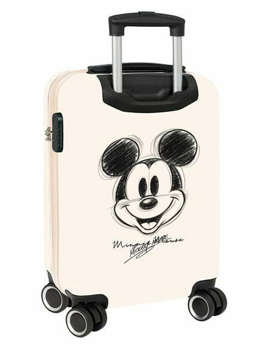 Safta Children's Cabin Travel Suitcase White with 4 Wheels Height 55cm
