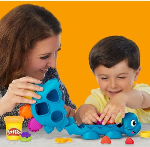 Hasbro Play-Doh Πλαστελίνη - Παιχνίδι Shapes & Colors Dino Starter Set για 3+ Ετών