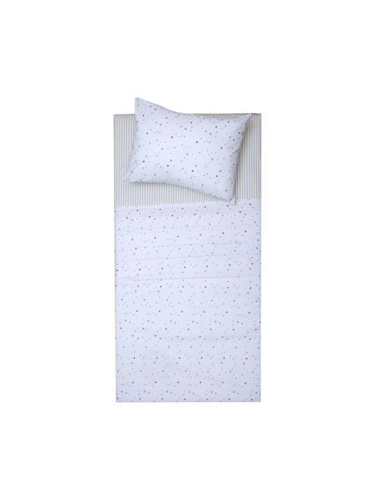 Viopros Duvet Crib Cotton Beige 120x160cm