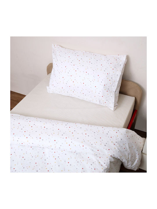 Viopros Duvet Crib Cotton Beige 120x160cm