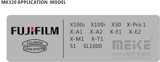 Flash Meike Mk-320f LCD TTL Fuji