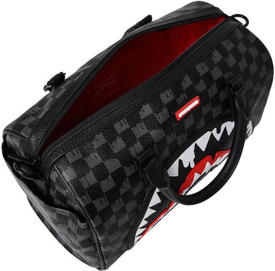 Sprayground Sharks In Paris Σακ Βουαγιάζ Μαύρο από Δερματίνη Μ32xΠ15xΥ24εκ.