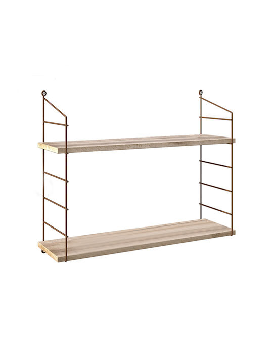 Shelf Wall Armoni Sacramento Oak 72x20x58cm