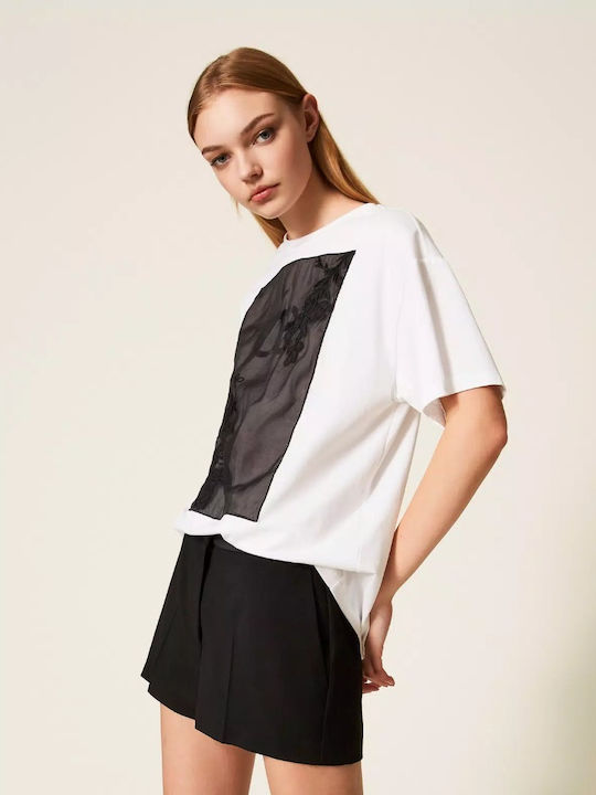 Γυναικείο Oversized T-shirt Λευκό