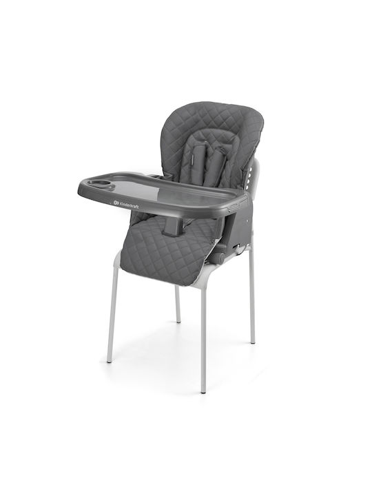 Kinderkraft Tulo Klappbarer Baby Hochstuhl Grau