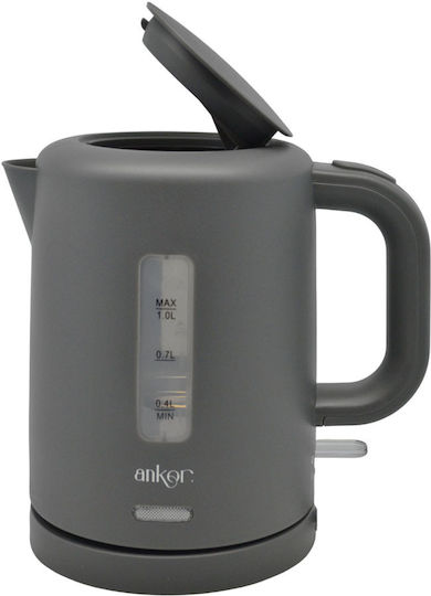 Ankor Βραστήρας 1lt 1100W Γκρι