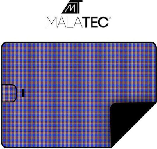 Malatec Κουβέρτα Πικ Νικ 180x145cm σε Μπλε χρώμα