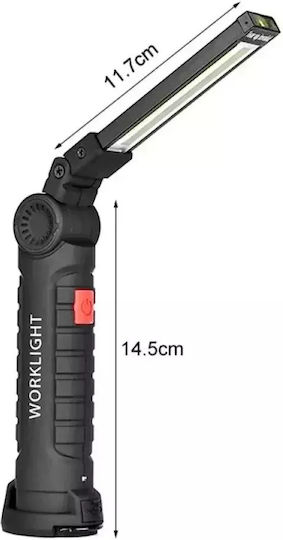 Rechargeable Work Light with Extension Cord LED with Brightness up to 2700lm Lens