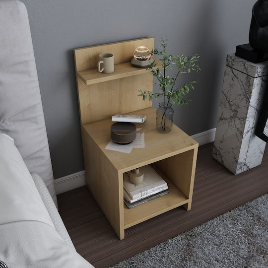 Ulman Nachttisch Spanplatte Beige 35x37x72cm