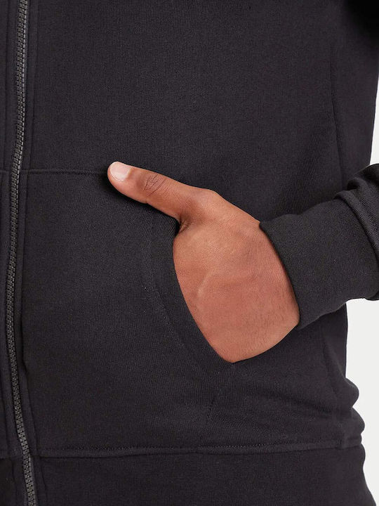 Ζακέτα με Κουκούλα Jet Black