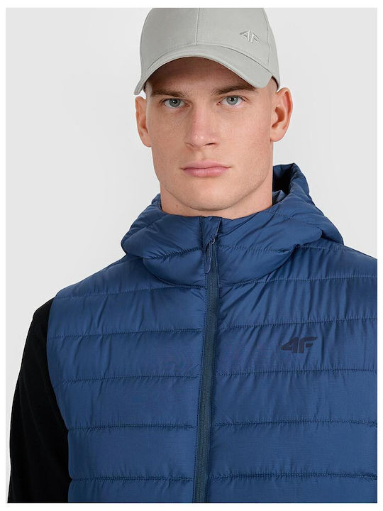 Sleeveless Jacket Blue