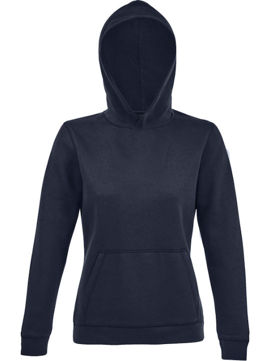 Women's Sweatshirt Hooded Blue