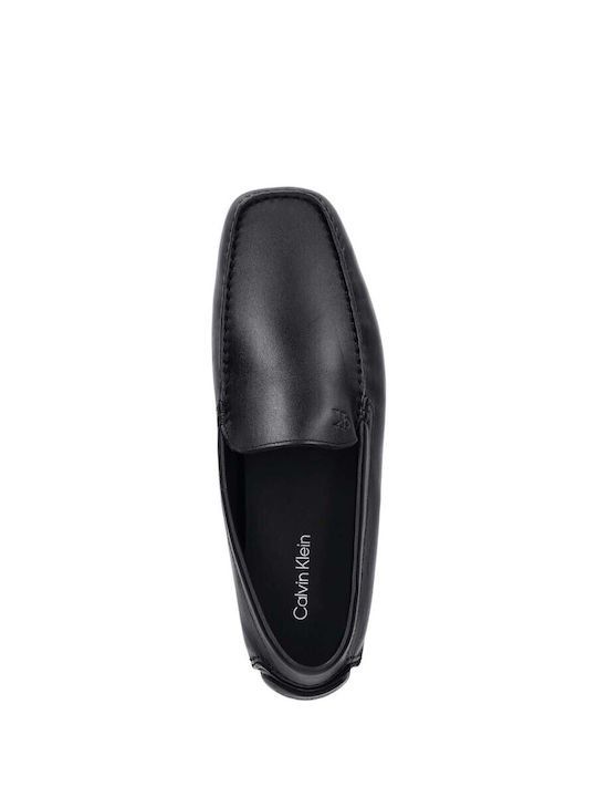 Men's Leather Moccasins Black