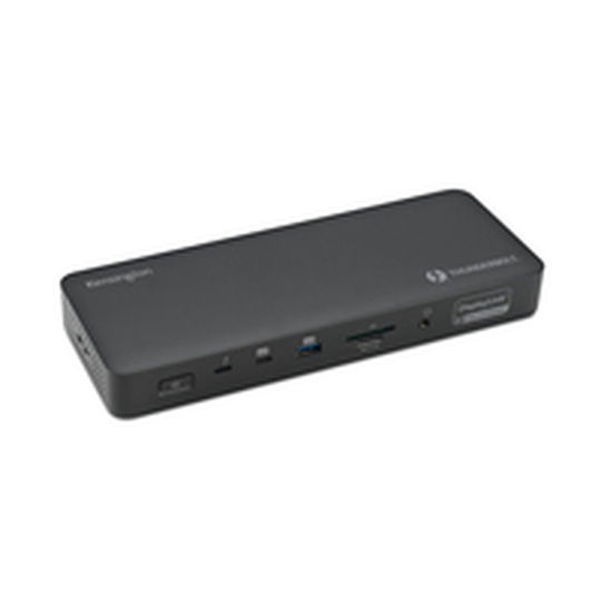 Kensington USB-C Docking Station with HDMI/DisplayPort 4K PD Ethernet and Support for 4 Monitors Black (K35234EU)