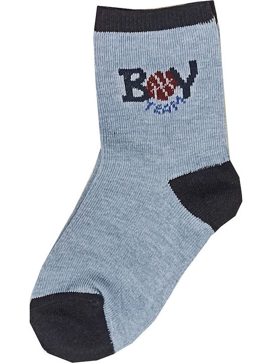 365 Charm Socks Kids' Socks Blue - Gray 3 Pairs