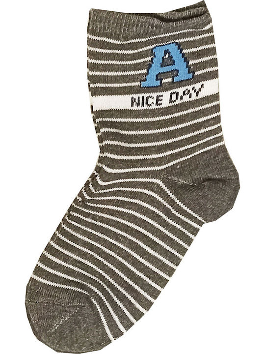 365 Charm Socks Șosete pentru Copii Blue - Gray 3 Perechi