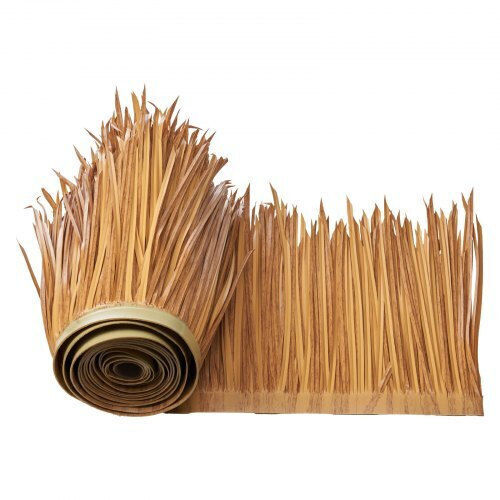 Vevor 1.6x16.4 Ft Artificial Thatch Roofing Mexican Tiki Hut Grass Skirt Roof