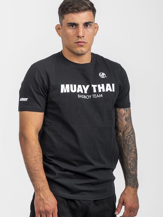 Bad Boy Short Sleeve Shirt BB-000022-100 for Muay Thai Black