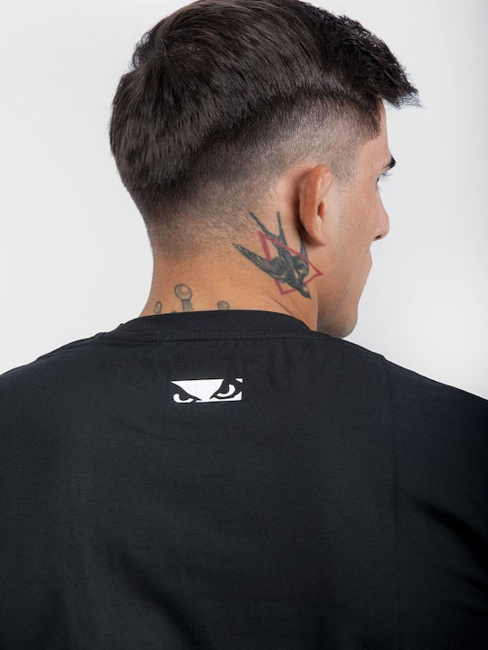 Bad Boy Short Sleeve Shirt BB-000022-100 for Muay Thai Black