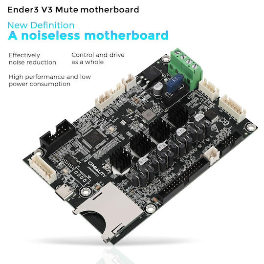 Silent Motherboard Creality Ender 3 V3 SE 3D-Drucker 32-Bit MCU Ms35774 Treiber Plug & Play