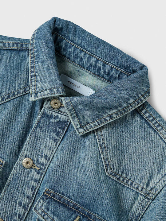 Copii Cămașă Cu mânecă lungă Denim Jean