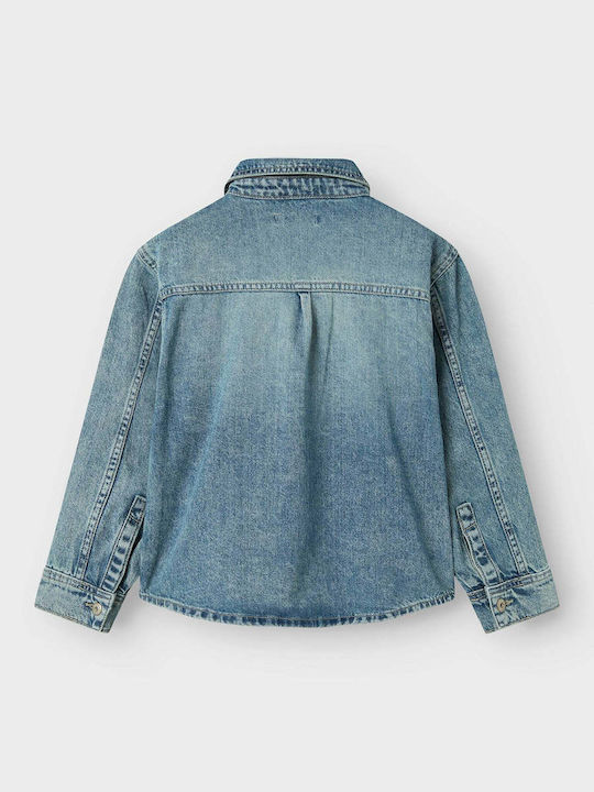 Copii Cămașă Cu mânecă lungă Denim Jean