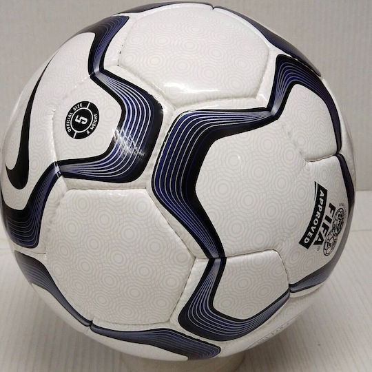 Nike Geo Merlin Vapour L FA Premier League 2000/01 Soccer Ball White