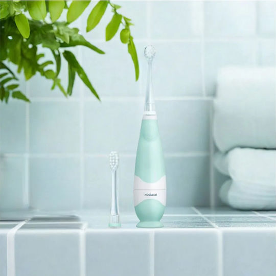 Miniland Children's Electric Toothbrush with Chronograph for 3+ Years with Replacement Heads