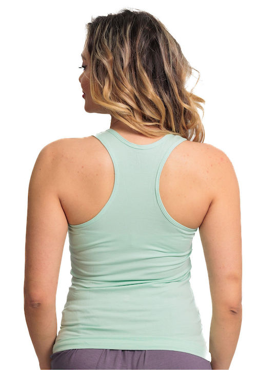 Women's T-Shirt and Racer Back with Racer Back Blue