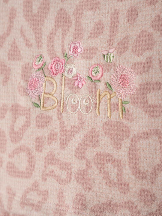 Kinderkleid Langärmelig Gestrickt Set aus 2 mit Deckel Rosa