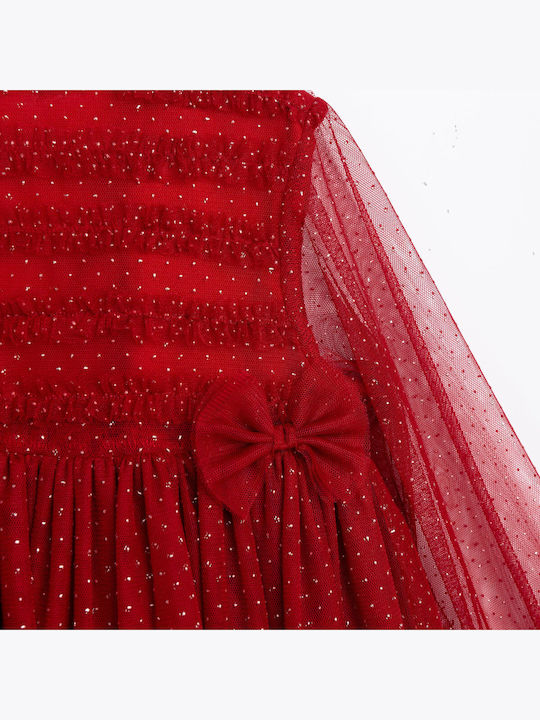Rochie pentru Copii Mânecă lungă Din tul Multicolor