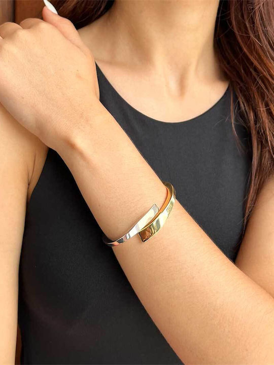 Xryseio Дамско Гривна Белезници от Бяло злато 14K