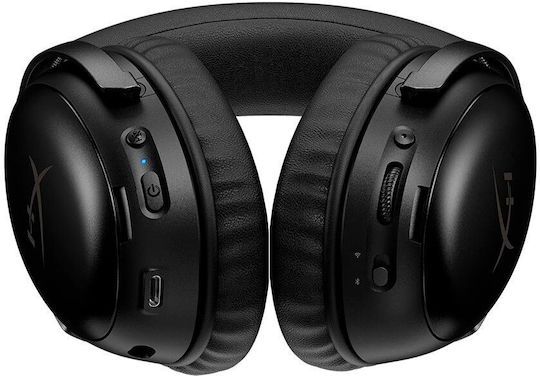 HyperX Cloud III S Wireless Over Ear Gaming Headset with Bluetooth / USB Connectivity for Nintendo Switch / PC / PS4 / PS5
