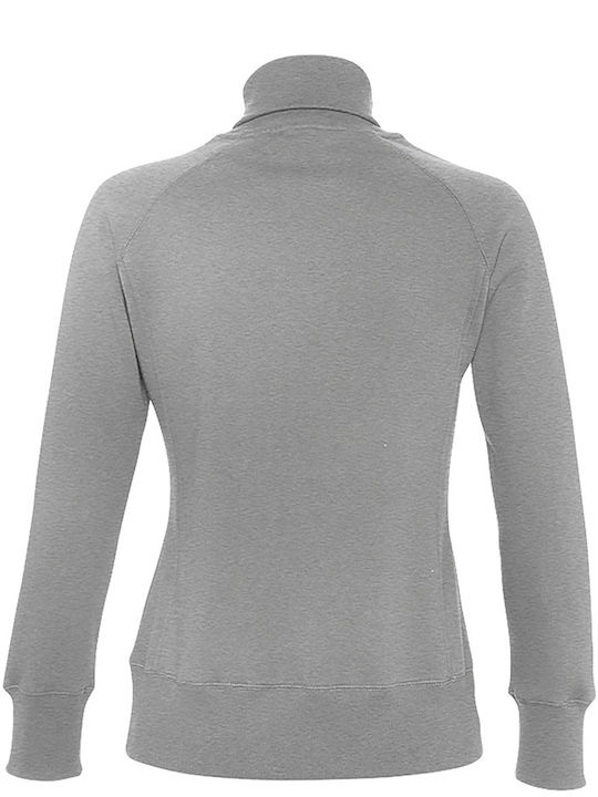Women's Sweatshirt Jacket Gray