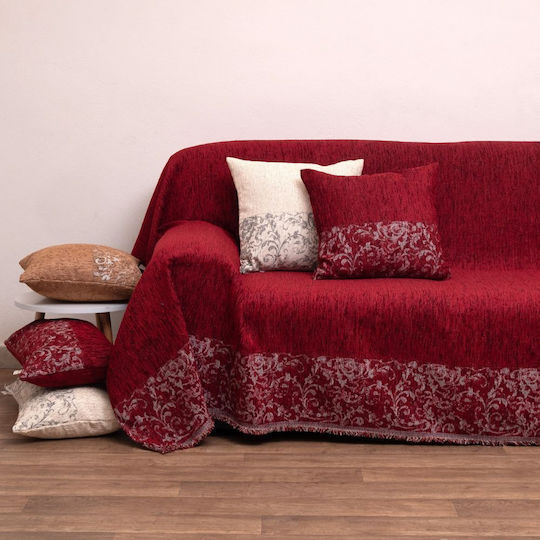 Viopros Sofa Cushion Burgundy 32x52cm