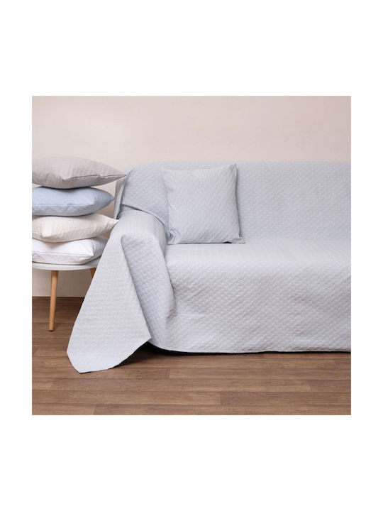 Viopros Sofa Cushion Light Blue 42x42cm