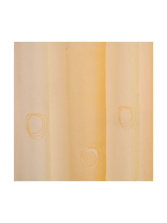 Viopros Curtain with Pencil Pleat Yellow 270x280cm