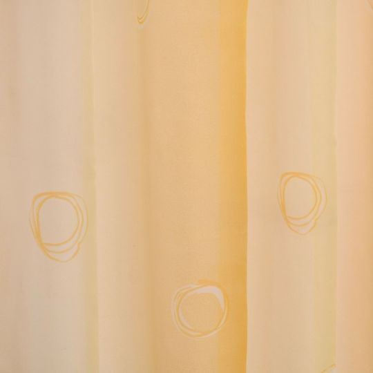 Viopros Curtain With Pencil Pleat Yellow 140x270cm
