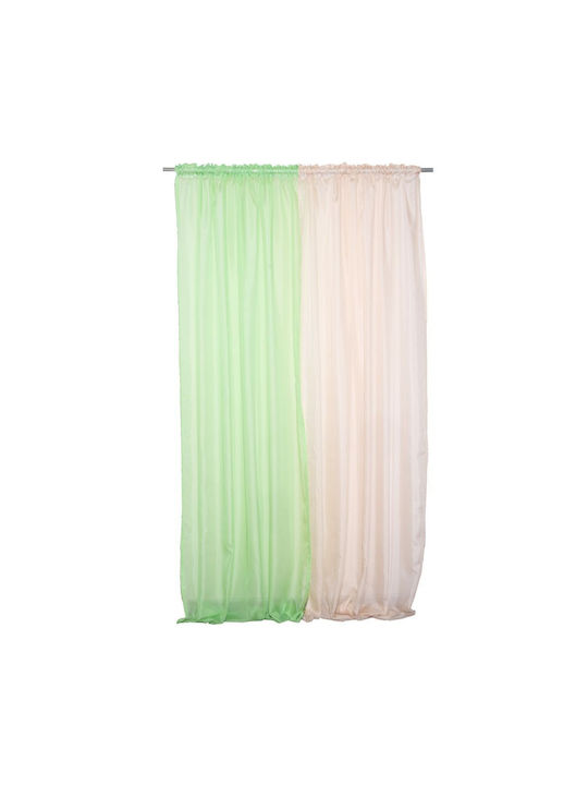 Viopros Curtain Tape 280x270 Voile Plain 11 Terracotta
