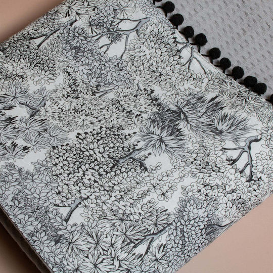 White Fabric Cashel