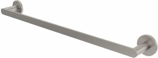 Imex Ράγα Μπάνιου Μονή Επιτοίχια με Βίδες ​53x6.7cm Inox Ασημί