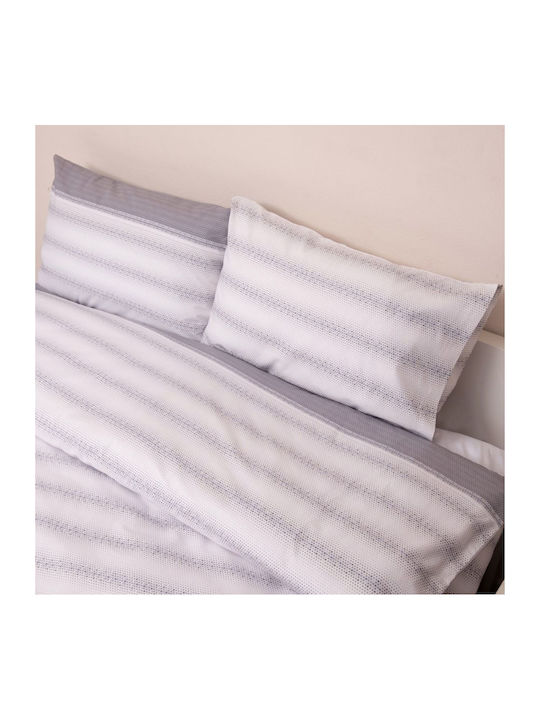Anna Riska Duvet Set Queen 220x240cm Grey 3pcs