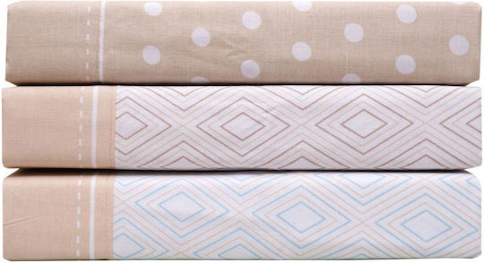 Anna Riska Bettbezug Baumwolle Einzelbett 160x240 Mix & Match Dots 82