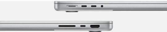 Apple MacBook Pro (2024) 14,2" Retina Display 120Hz (M4 Max-14-Kern/36GB/1TB SSD/32-Kern-GPU) mit Ladegerät 96W Silber (US Tastatursprache)