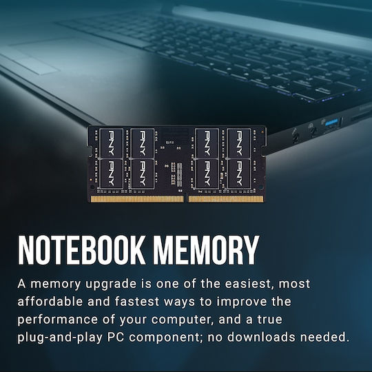 PNY Performance DDR4 with 1x16GB Module and Speed 3200 for Laptop